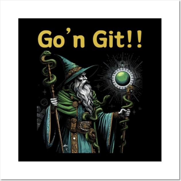 Saint Patrick get rid of the snakes Funny Go'n git st patrick rid snakes Wall Art by Albi